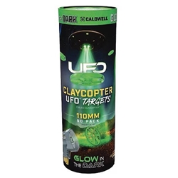 Caldwell 1243747 ClayCopter UFO 110MM Glowing Targets 50 Pack