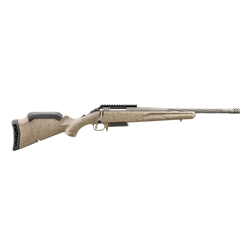 46997 Ruger American® Rifle Generation II Ranch, 243 WIN, 16.1", Cobalt Cerakote, Flat Dark Earth Splatter Gen II American
