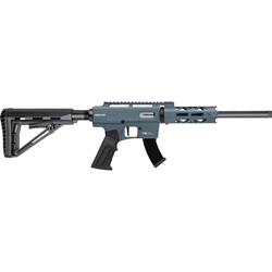 Derya Arms TM22-PRO-12-TITAN DERYA TM22 PRO Blue Titanium c.22 LR 12" (12) Full Blue Titanium CERAKOTE 2x10 Polymer Magazine
