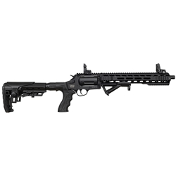 REV410 TAC DM Arms - Revolver Shotgun, 410 Ga, 13" Smoothbore Bbl, 5 Piece Choke Set, Tactical, Black Synthetic