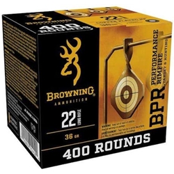 Browning Ammunition  B194122401 BROWNING AMMO 22 LR BPR 36 GR PLTD HP - 400 RDS