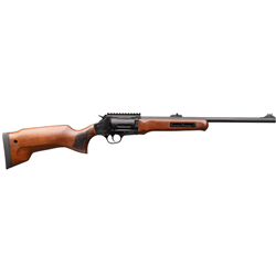 CETWB35718 Canuck Evolve Rifle, Revolver 357/38sp, 5rds, Black finish, Top Pic rail, Tactical Walnut furniture, 18"BBL, Fibre Front Sight, Buckhorn Rear