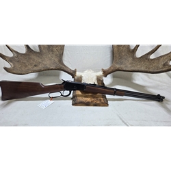 Pre-Owned UNFIRED Winchester 1892 carbine 20" 45 Long Colt, saddle ring with original box. Condition - Excellent