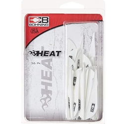 Golden Arrow Archery BG101036WH Arrow Vanes Heat White 36 PK