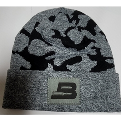 BPG CT-URBANCAMO Acrylic Cuff Toque (Urban Camo) Jacquard Knit