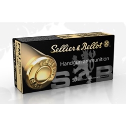 Sellier & Bellot, 9 mm BROWNING COURT / 380 AUTO FMJ V310332 92 GRS