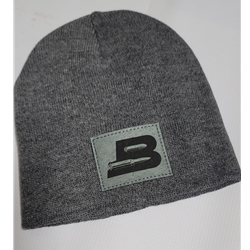 BPG BT-PLAIN Acrylic Board Toque (Gray) Jacquard Knit