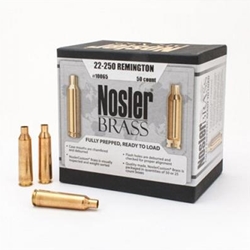 Nosler NOS10065 NOSLER BRASS 22-250 REMINGTON (50 CT.)