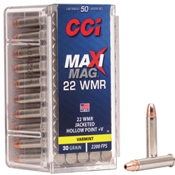 59 CCI 22 WMR Maxi MAG+V 30GR JHP