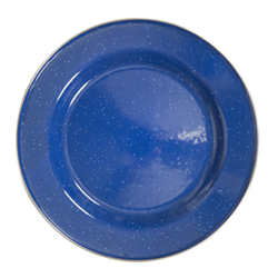 StanSports STAN-15741 ENAMEL DINNER PLATE SS Edge 10.25" DIAMETER