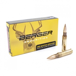 Berger Bullets BER-60070 308 WIN. 185GR CLASSIC HUNTER MATCH GRADE AMMO