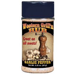 Hi Mountain Seasonings 006-236 Hi Mountain Spice Rubs Western Grill'n Rub Garlic Pepper