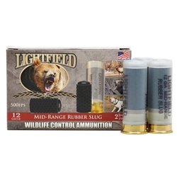 Lightfield CWMR-12 Mid-Range Rubber Slug 12ga - 2 3/4 500 FPS