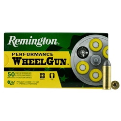 Remington Ammunition RPW45C Performance WheelGun 45 ACP 250 gr Lead Round Nose (LRN) 50 Bx/ 10 Cs