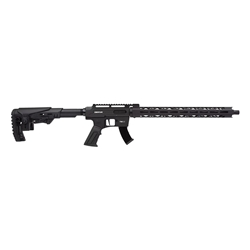 Derya Arms TM22-18-AL Derya TM22, semi auto, .22LR cal, 18" bbl w/ threaded muzzle 1/2-28, muzzle thread protector, black finish, adj stock long floating hand guard, 2 x 10rd magazines