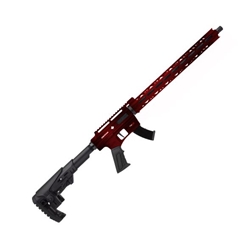 Derya Arms TM22-18-DR-AL Derya TM22 Semi-Auto Distressed Red 22LR 18" Threaded Barrel With long hand-guard