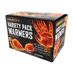 MUD-DWPACK Muddy Variety Pack Warmers - 8 each of Hand, Toe & Body Warmers