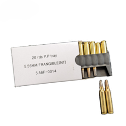 PMC Ammunition PMC556FRANG PMC M855 5.56 NATO 45 Gr Frangible Box of 20