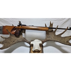 UANSCHUTZ22 Pre-Owned Anschutz Model 54, SuperMatch single shot, 22LR, 28", orbit target sights. Condition - Very Good - Excellent