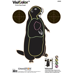 Champion Traps & Targets Visicolor Prairie Dog High Visibility Paper Targets 10 pack, 45820