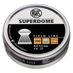 2317407 RWS Superdome Field Line Air Gun Pellets .22 Caliber 14.5 Grain Superdome Lead Pellet 200 Round Tin