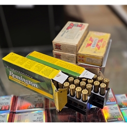 U250SAVAMMO Pre-Owned 250 Savage Ammo Lot. 2 Full Boxes of Remington 100gr
