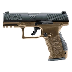 2292102 Umarex Pistol - T4E - Walther PPQ M2 - .43 Cal FDE 4.5 Joules No PAL Required