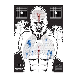 0315-13-006 Triumph Systems Threat Down Reactive Splatter Target Yeti Hanging Paper 30 in x 22 in